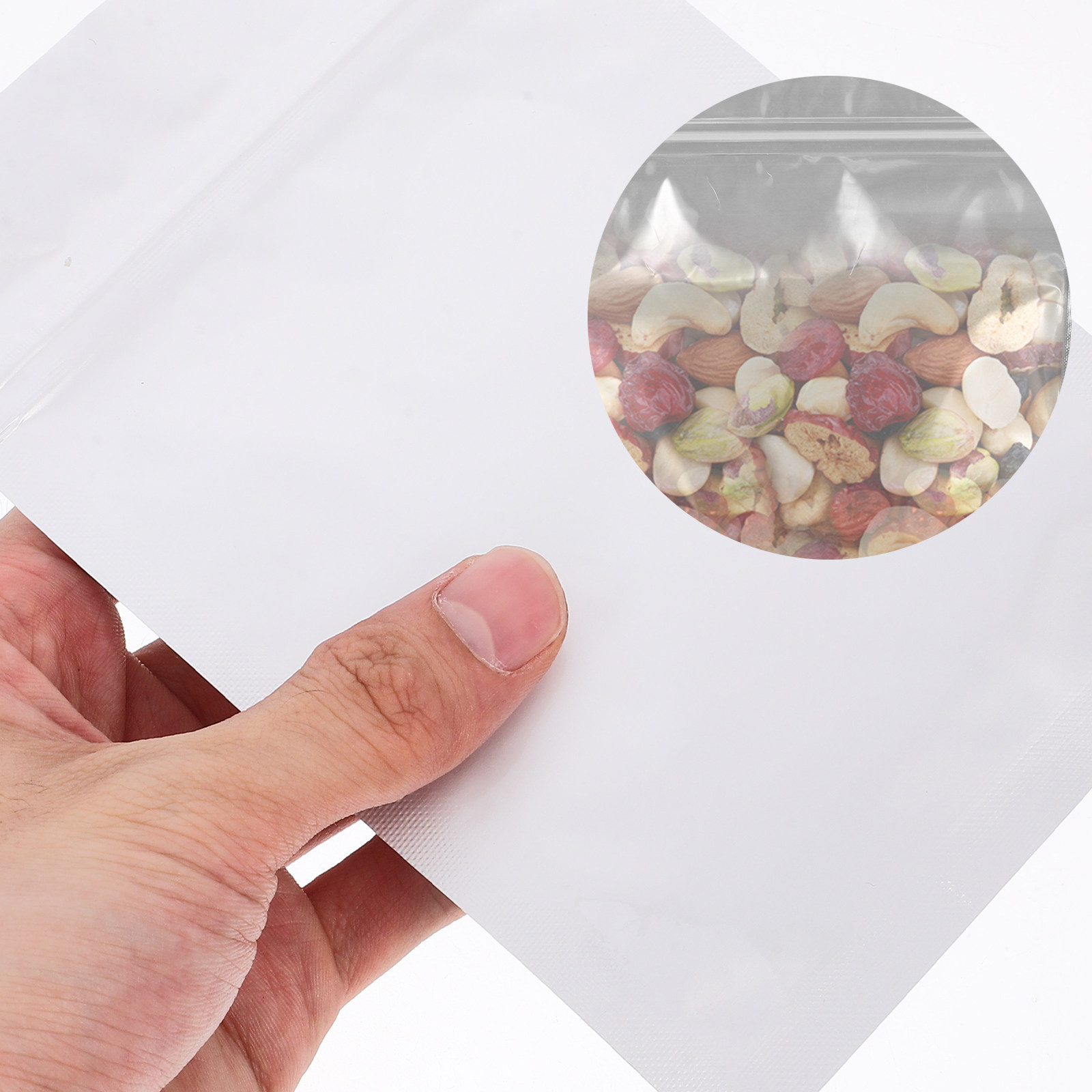 Food Storage Small - 50 قطعة من الأكياس القابلة للإغلاق