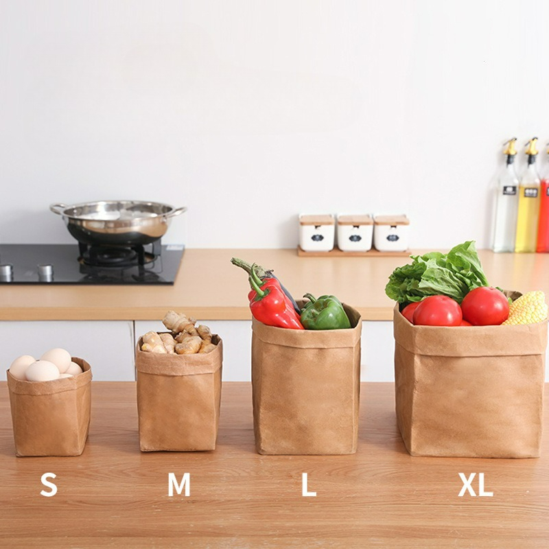 Food Storage Bags Reusable - أكياس ورقية قابلة للغسل وإعادة الاستخدام