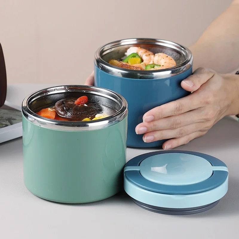 Food Storage Thermos - جرة طعام معزولة 630/1000 مل، صندوق