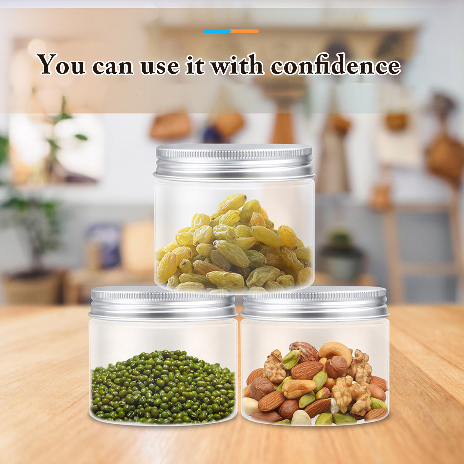 Food Storage Small - مجموعة من 12 برطمان لتخزين الطعام