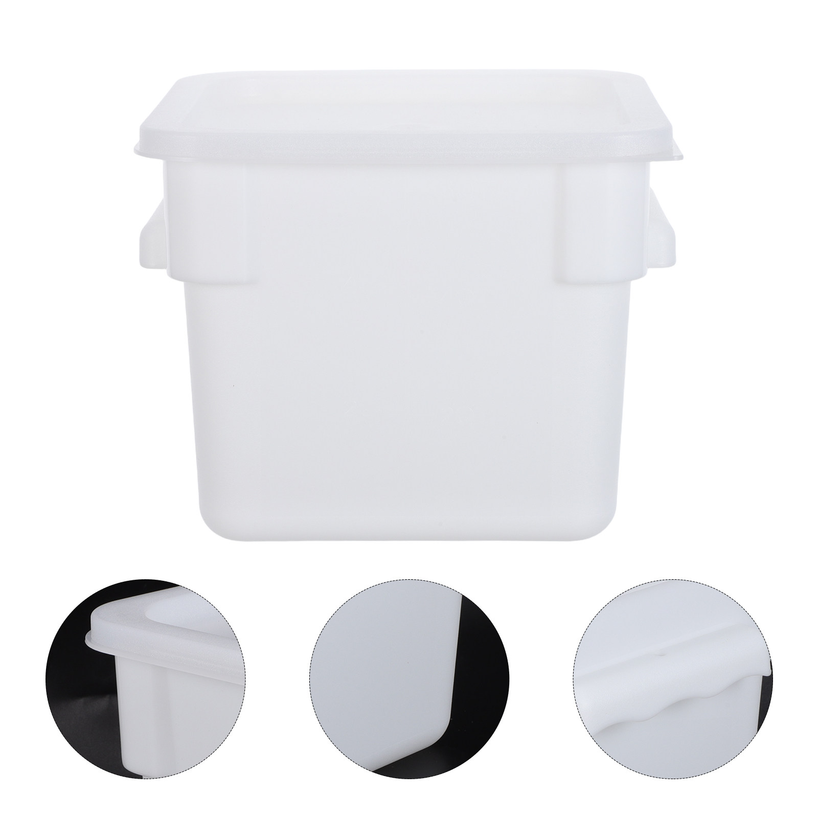 Food Storage For Pantry - غطاء دلو تخزين الطعام قابل للتكديس،