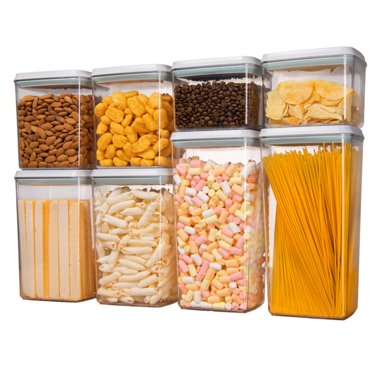 Food Storage For Pantry - مجموعة حاويات تخزين الطعام المقاومة للغلق