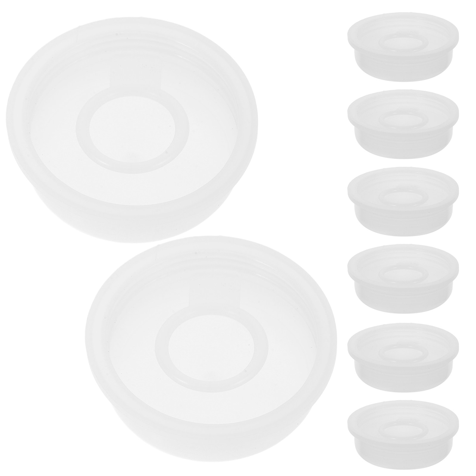 Food Storage For - 10 قطع أغطية بلاستيكية لدلاء المواد