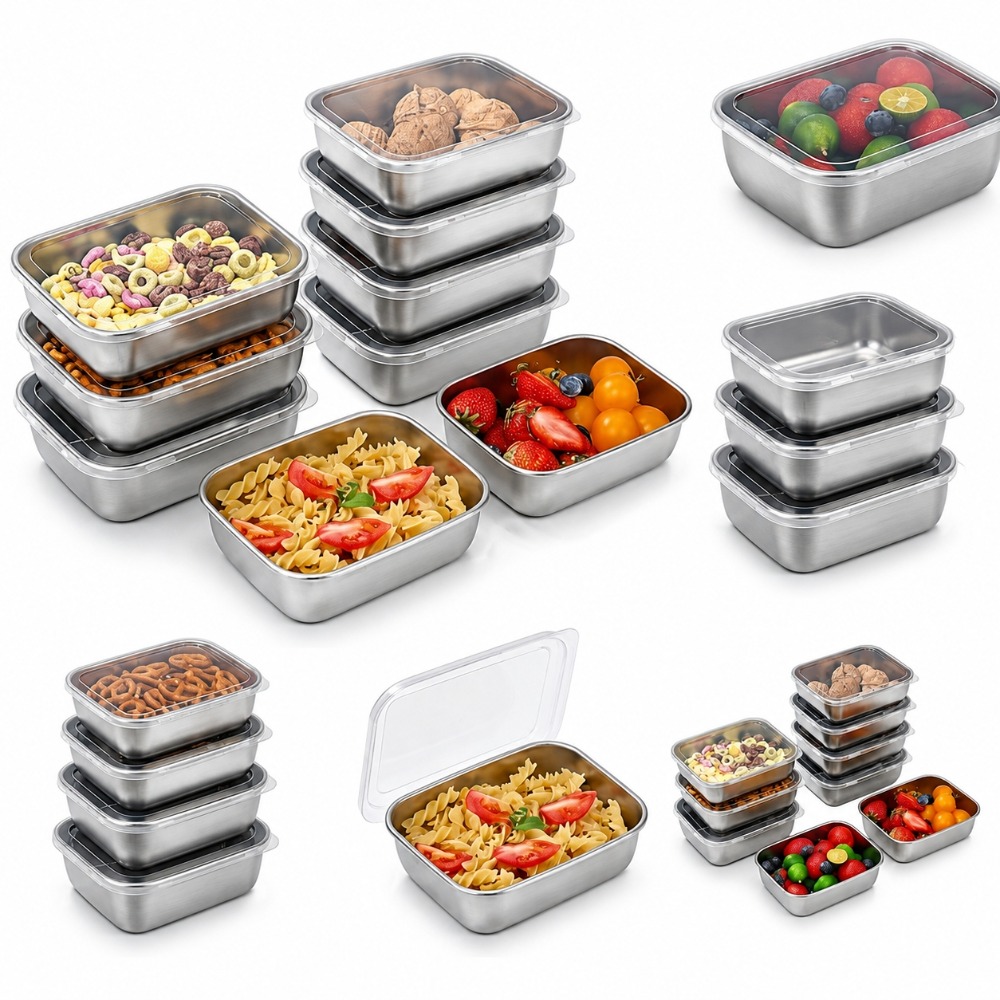 Food Storage Bowls - 6 قطع من حاويات تخزين الطعام