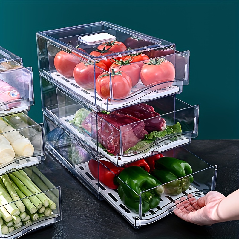 Food Storage Types - صندوق تخزين ثلاجة المطبخ ، نوع