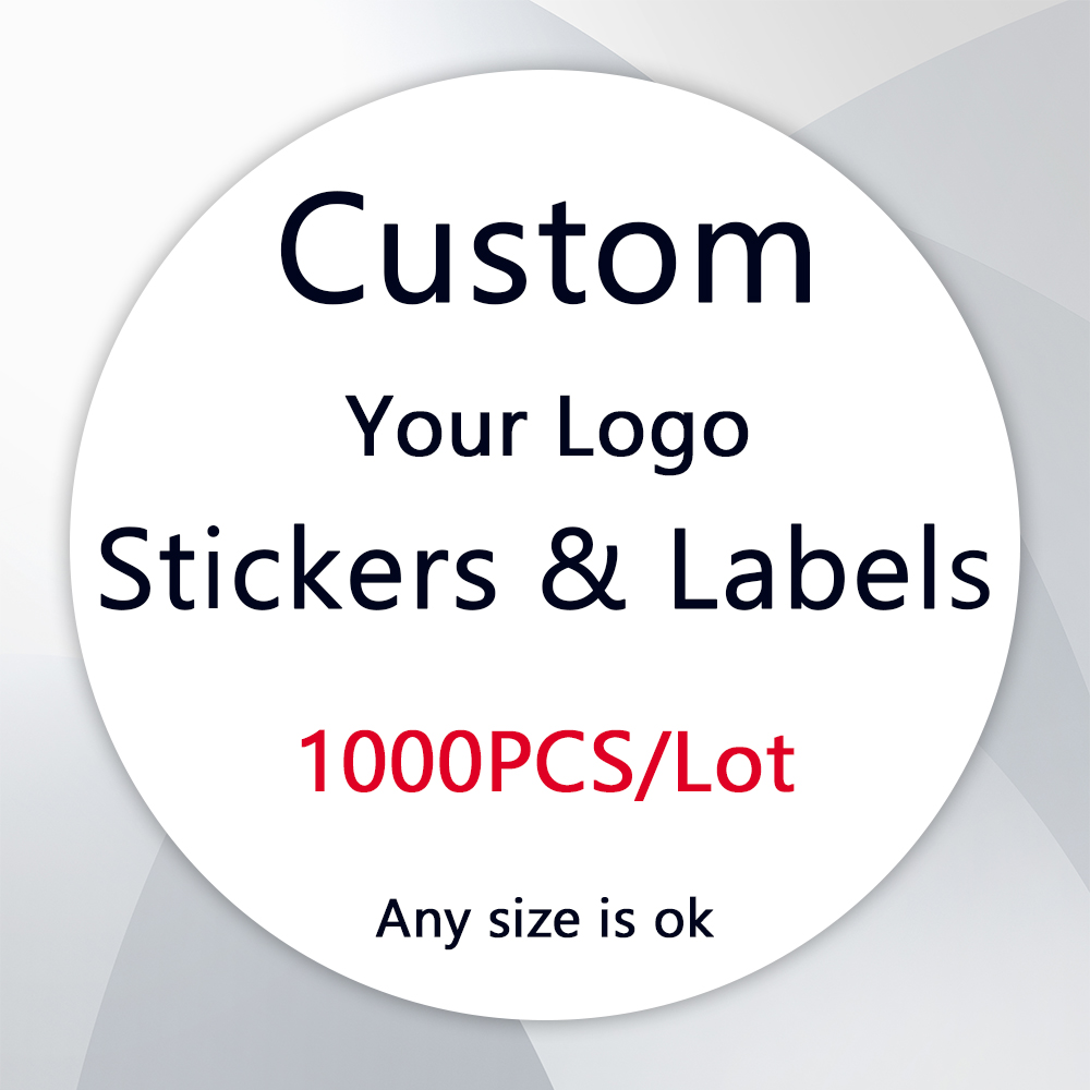 Food Storage Label - 1000 قطعة ملصقات مخصصة تخصيص شعار