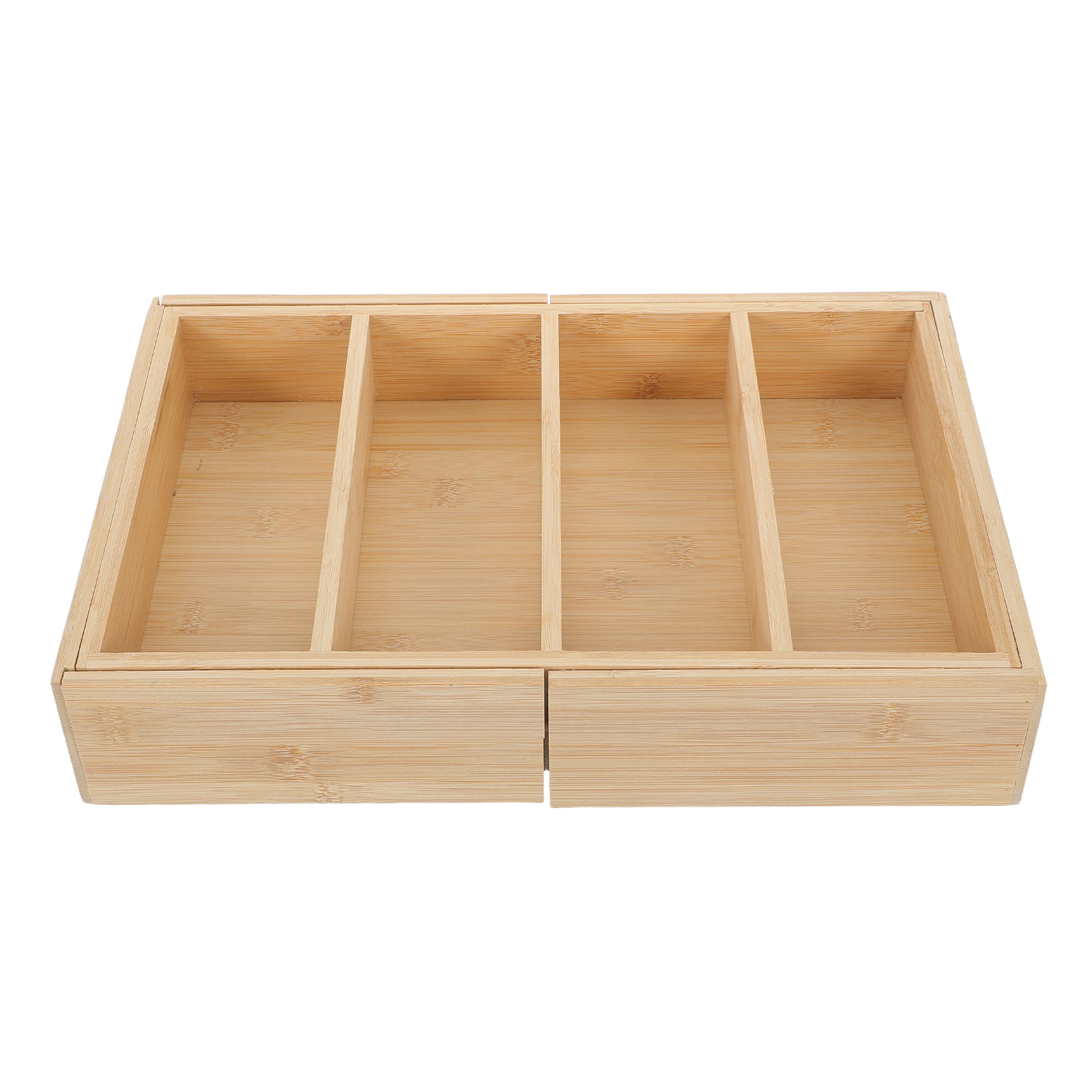 Food Storage For Pantry - منظم رفوف قابل للتوسيع من الخيزران،