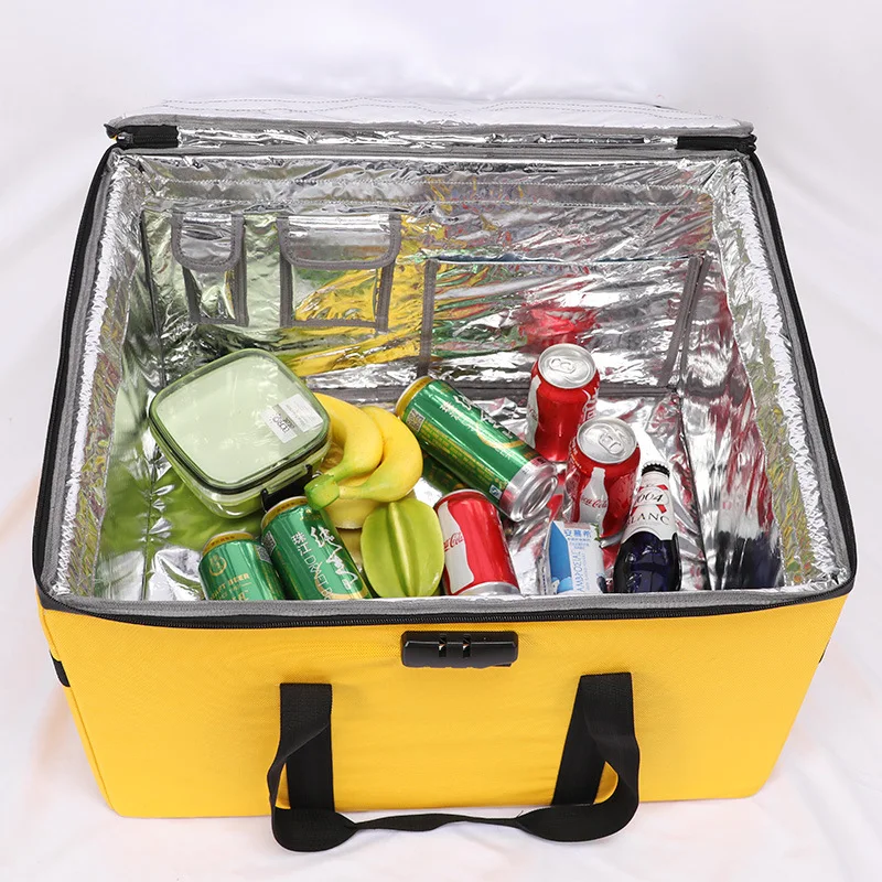 Food Storage Bags Reusable - 80L المحمولة البيتزا الكبيرة أكياس التوصيل