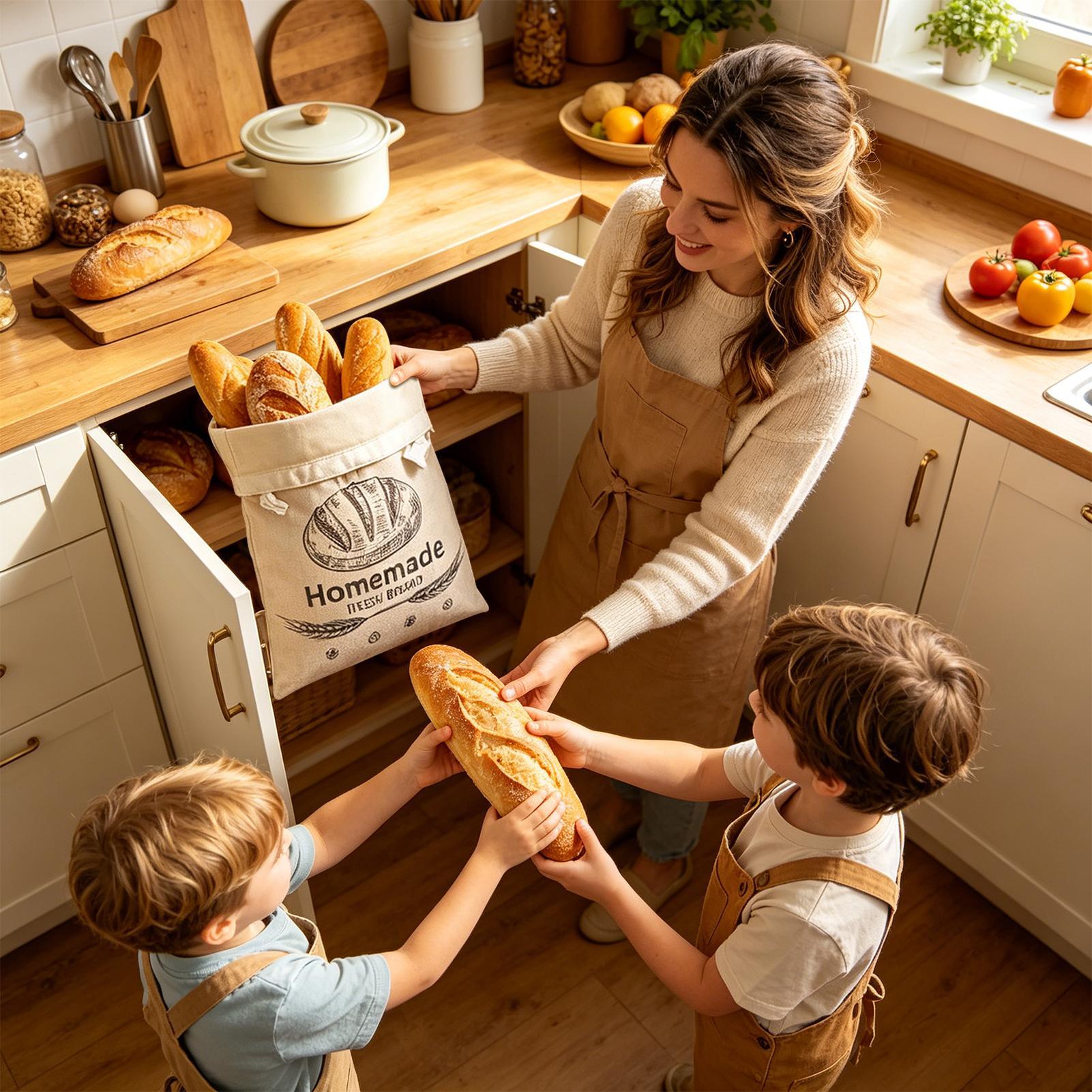 حقيبة خبز من الكتان قابلة لإعا - مراجعة Food Storage Bags Reusable وسعره
