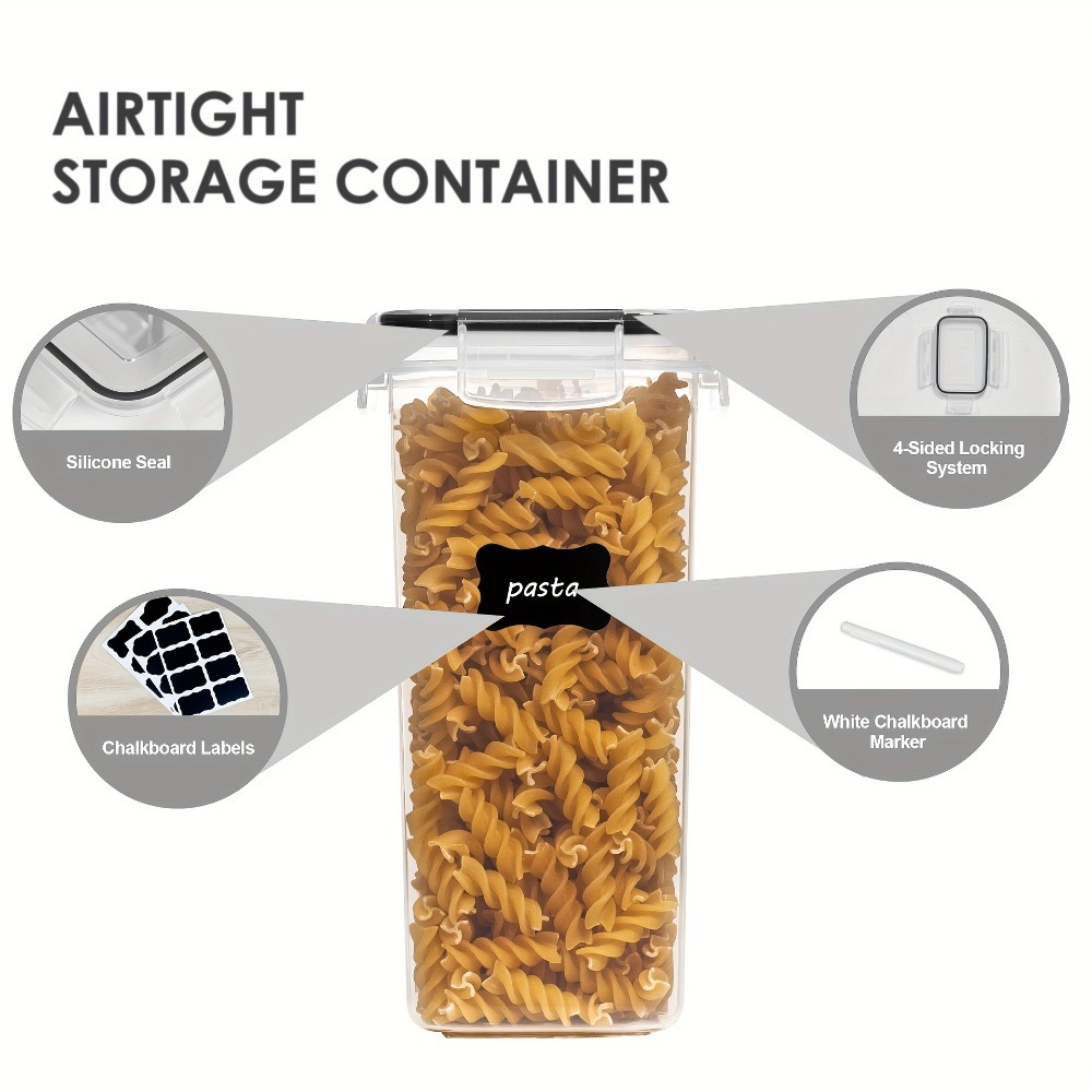 24 قطعة من حاويات تخزين الطعام - مراجعة Food Storage For Pantry وسعره