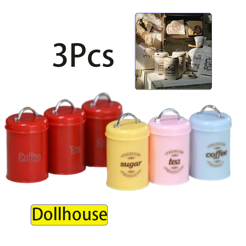 3 قطعة دمية مصغرة الغذاء/الشاي - مراجعة Food Storage For وسعره