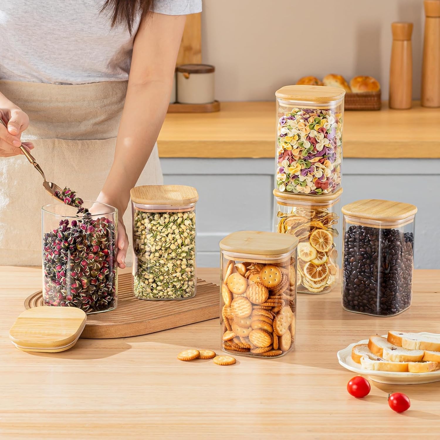 6 قطع من الحاويات البلاستيكية  - مراجعة Food Storage Containers وسعره