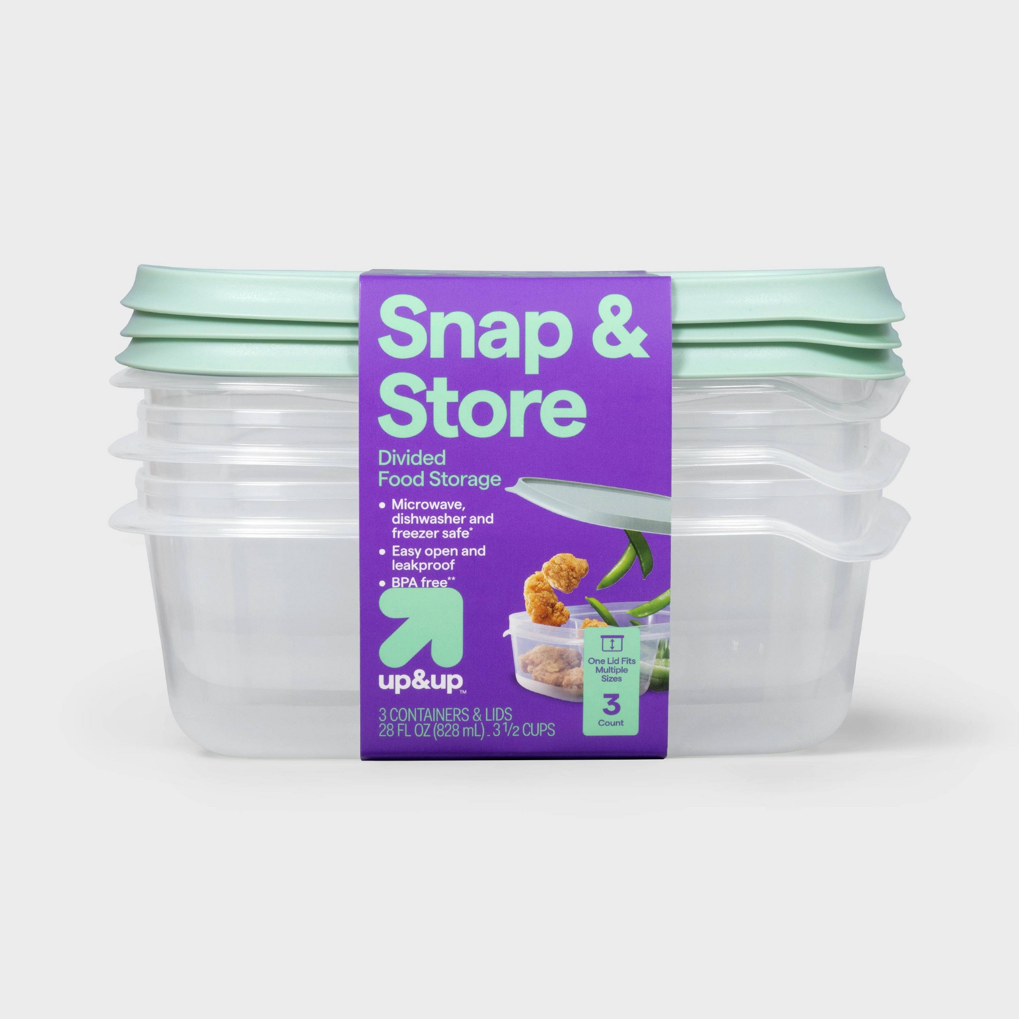 حاويات طعام بلاستيكية شفافة مس - مراجعة Food Storage With Dividers وسعره