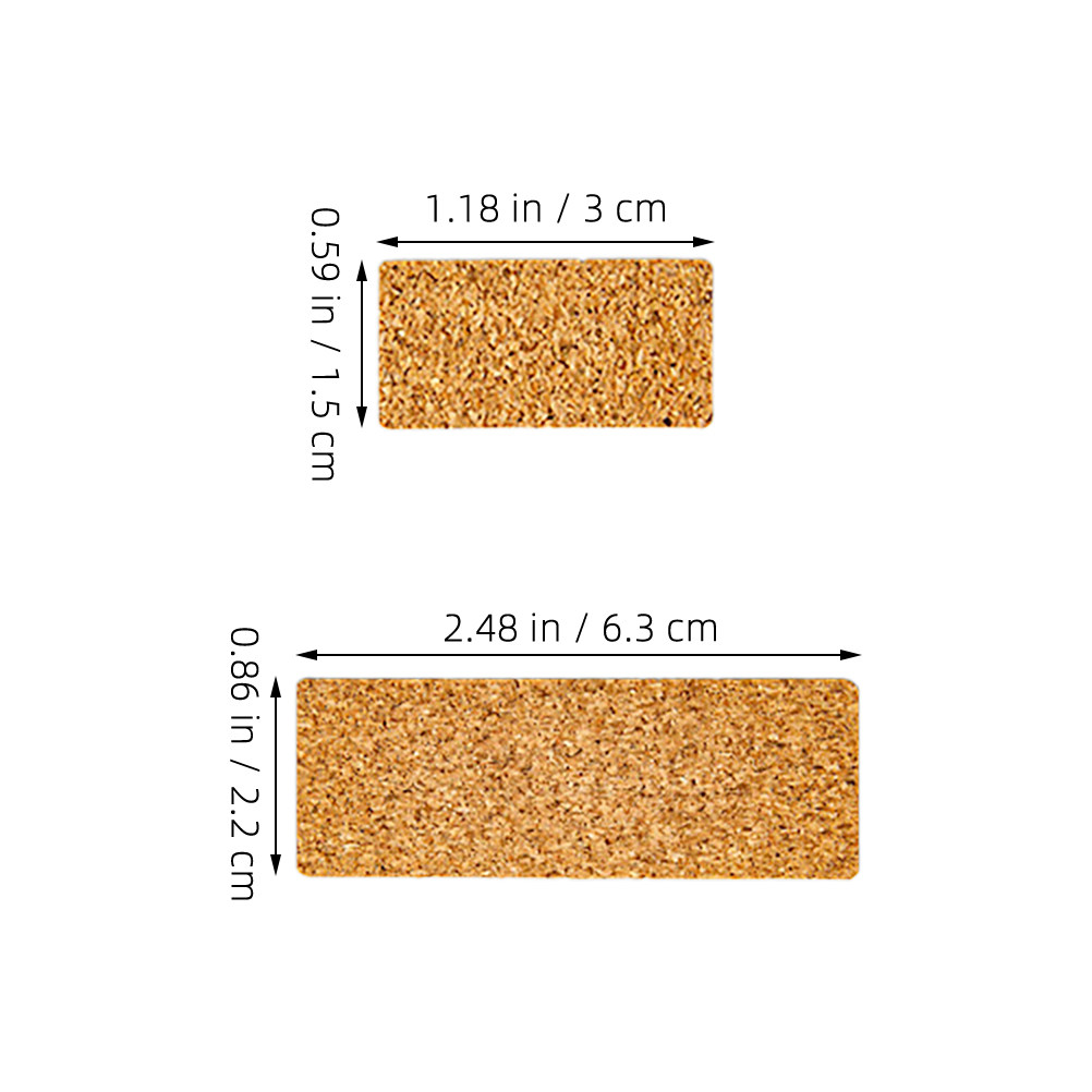 حقيبتان من ملصقات الورق الفلين - مراجعة Food Storage Label وسعره