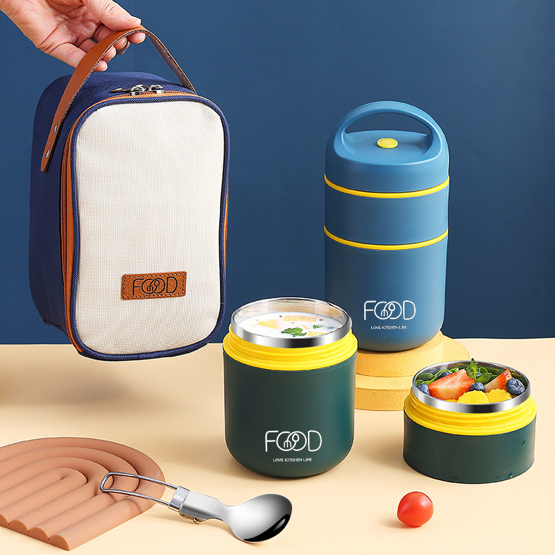 صندوق غداء معزول من الفولاذ ال - مراجعة Food Storage Thermos وسعره