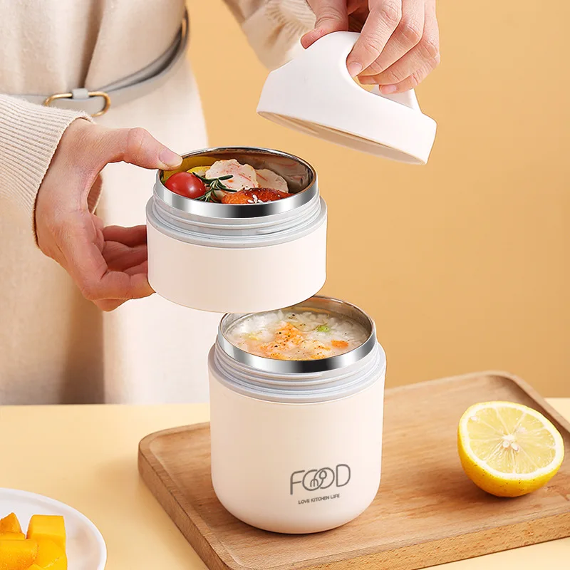 صندوق غداء معزول من الفولاذ ال - مراجعة Food Storage Thermos وسعره
