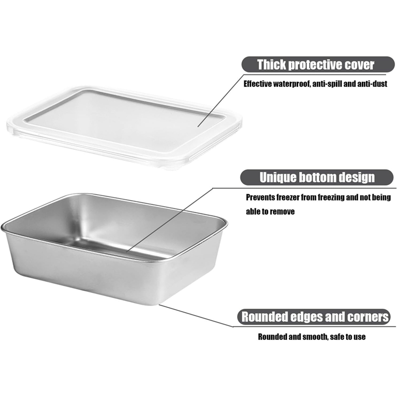 حاويات من الفولاذ المقاوم للصد - مراجعة Food Storage For وسعره