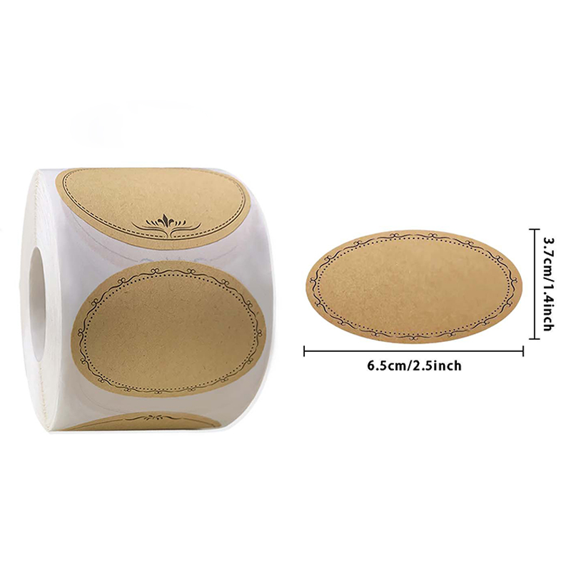 250 ملصقات/لفة 2.5*1.4in كرافت - مراجعة Food Storage Label وسعره