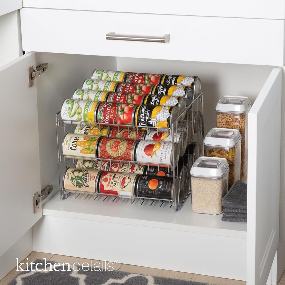 منظم علب بثلاث طبقات |   رف تخ - مراجعة Food Storage For Pantry وسعره