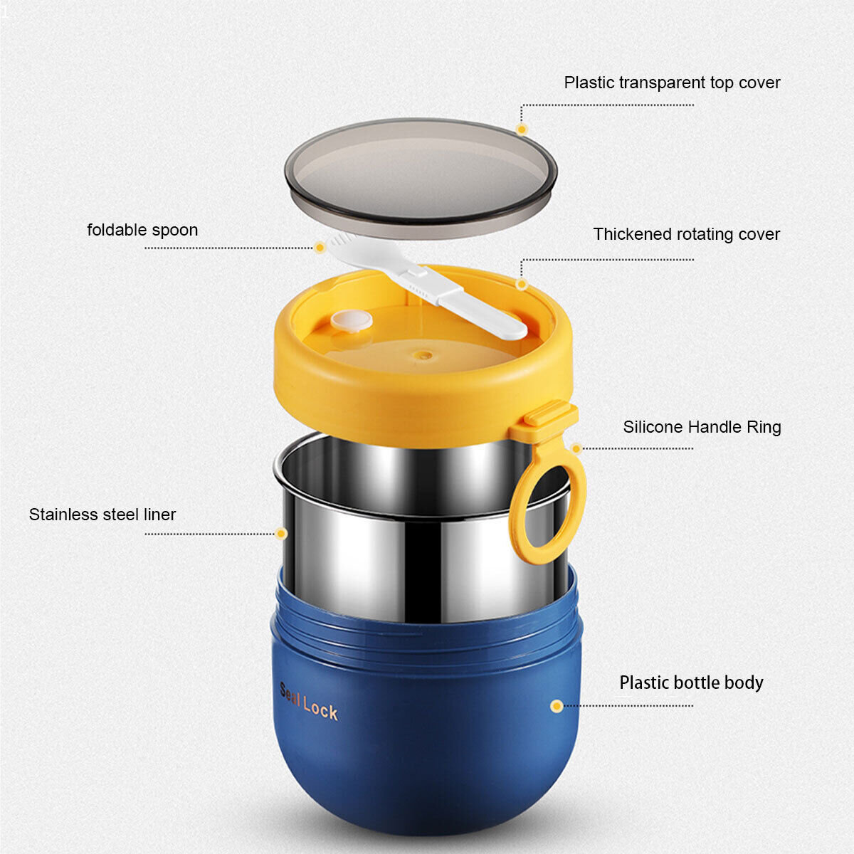 600 مللي الفولاذ المقاوم للصدأ - مراجعة Food Storage Thermos وسعره
