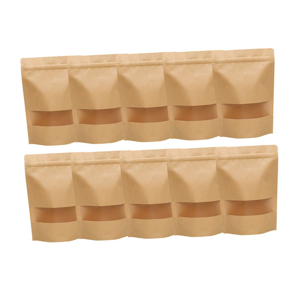 50 قطعة من أكياس ورقية كرافت ق - مراجعة Food Storage Bags Reusable وسعره