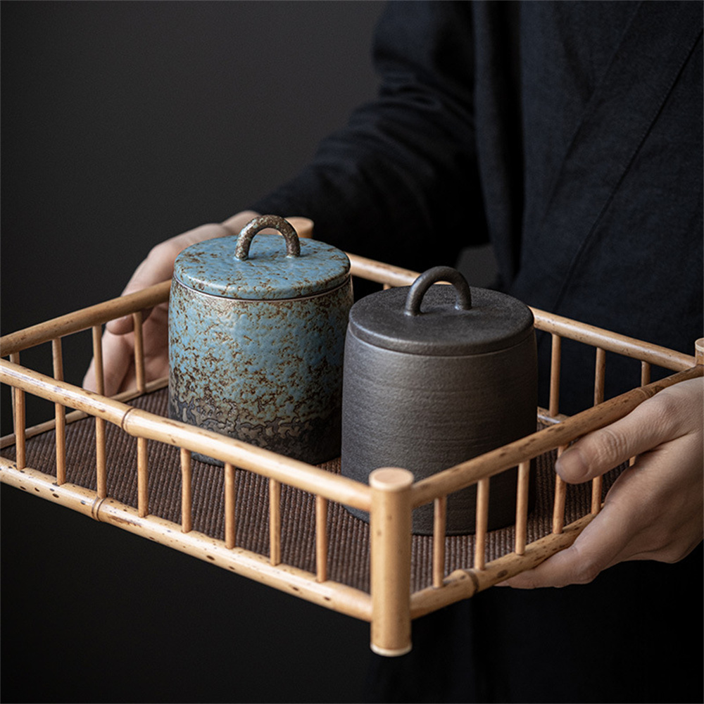 علبة شاي سيراميك مختومة جرة صن - مراجعة Food Storage With Dividers وسعره