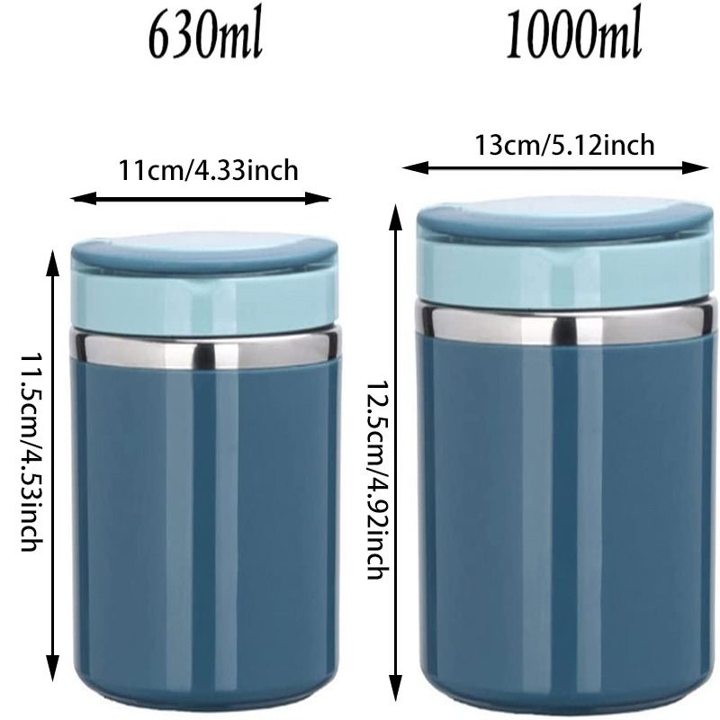 حساء الترمس الغذاء جرة معزول ح - مراجعة Food Storage Thermos وسعره