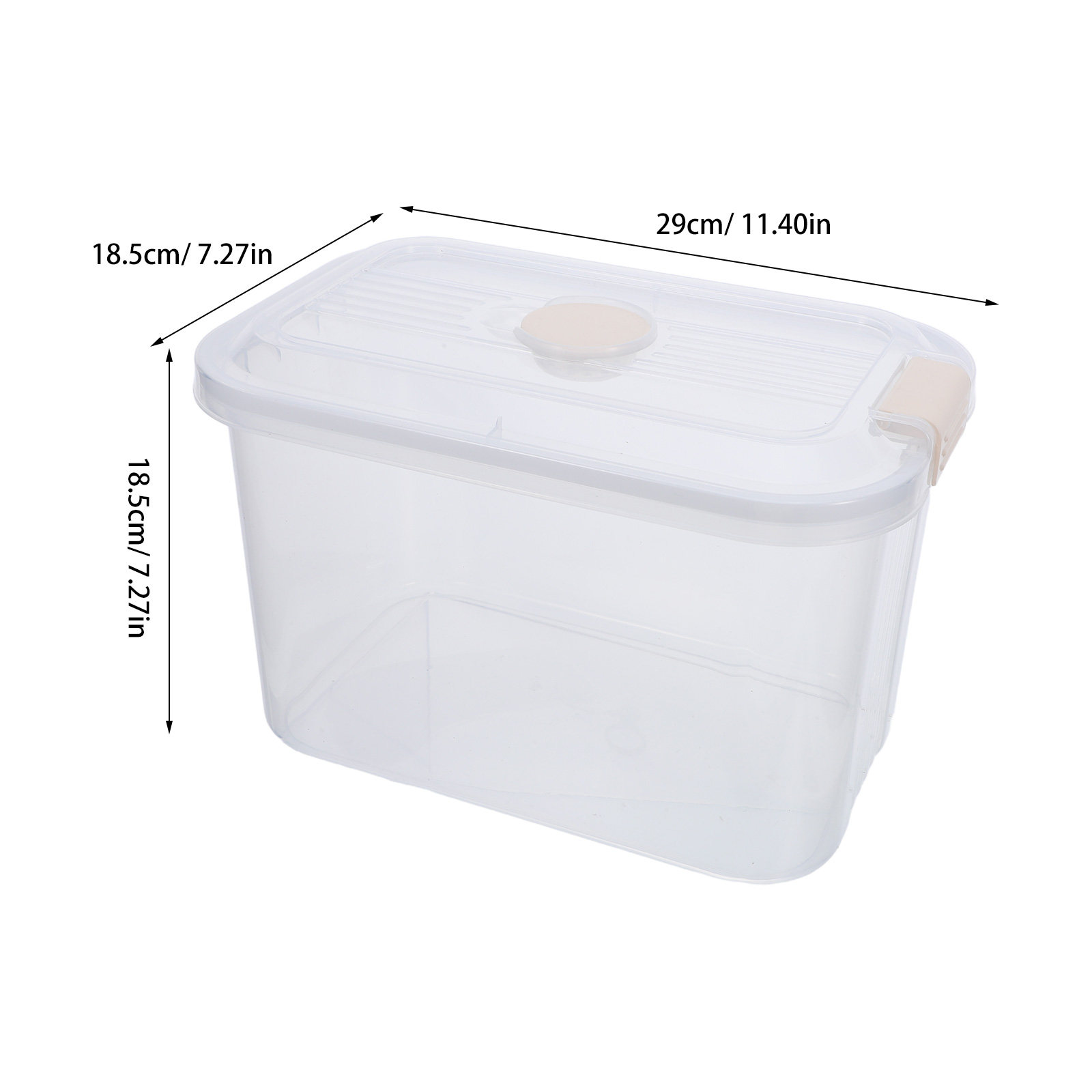 دلو تخزين أرز بلاستيكي محكم ال - مراجعة Food Storage For Pantry وسعره