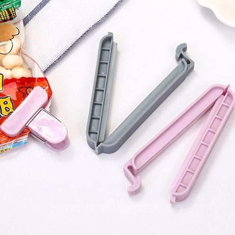 جديد 12/24 قطعة مشابك بلاستيكي - مراجعة Food Storage Zip Lock Bags وسعره