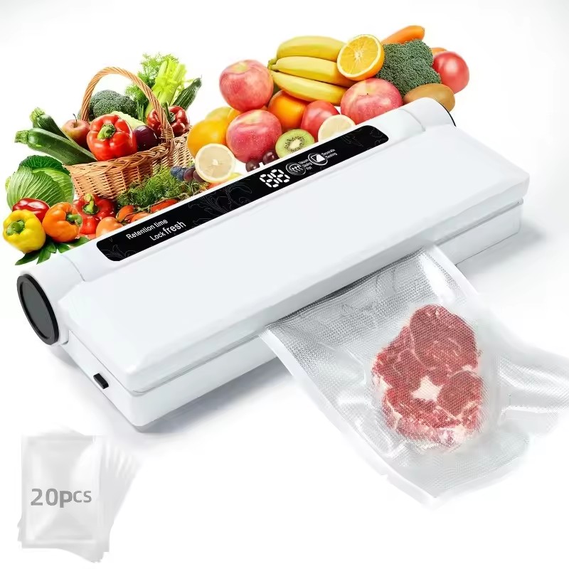 جهاز تفريغ الهواء لحفظ الطعام  - مراجعة Food Storage Vacuum Bags وسعره