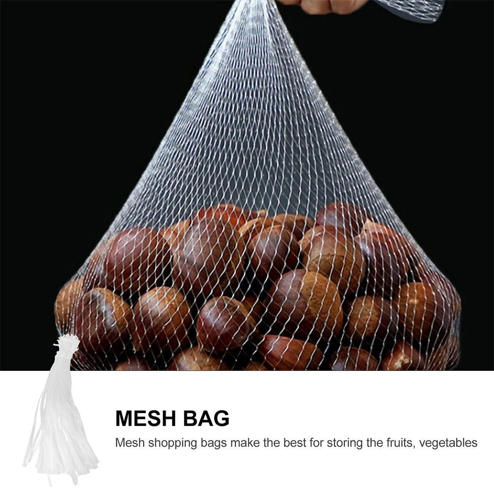 100 قطعة من أكياس الشبك القوية - مراجعة Produce Bag Reusable Mesh وسعره