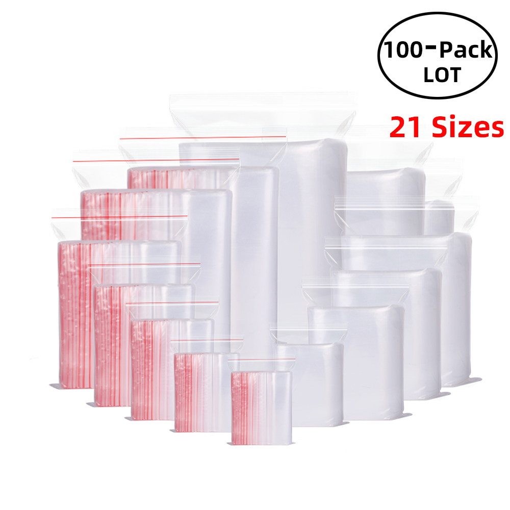 100 قطعة/الحزمة أكياس قفل بسحا - مراجعة Food Storage Vacuum Bags وسعره