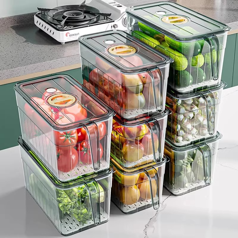 صندوق تخزين فرز الثلاجة والبيض - مراجعة Food Storage Vegetables وسعره