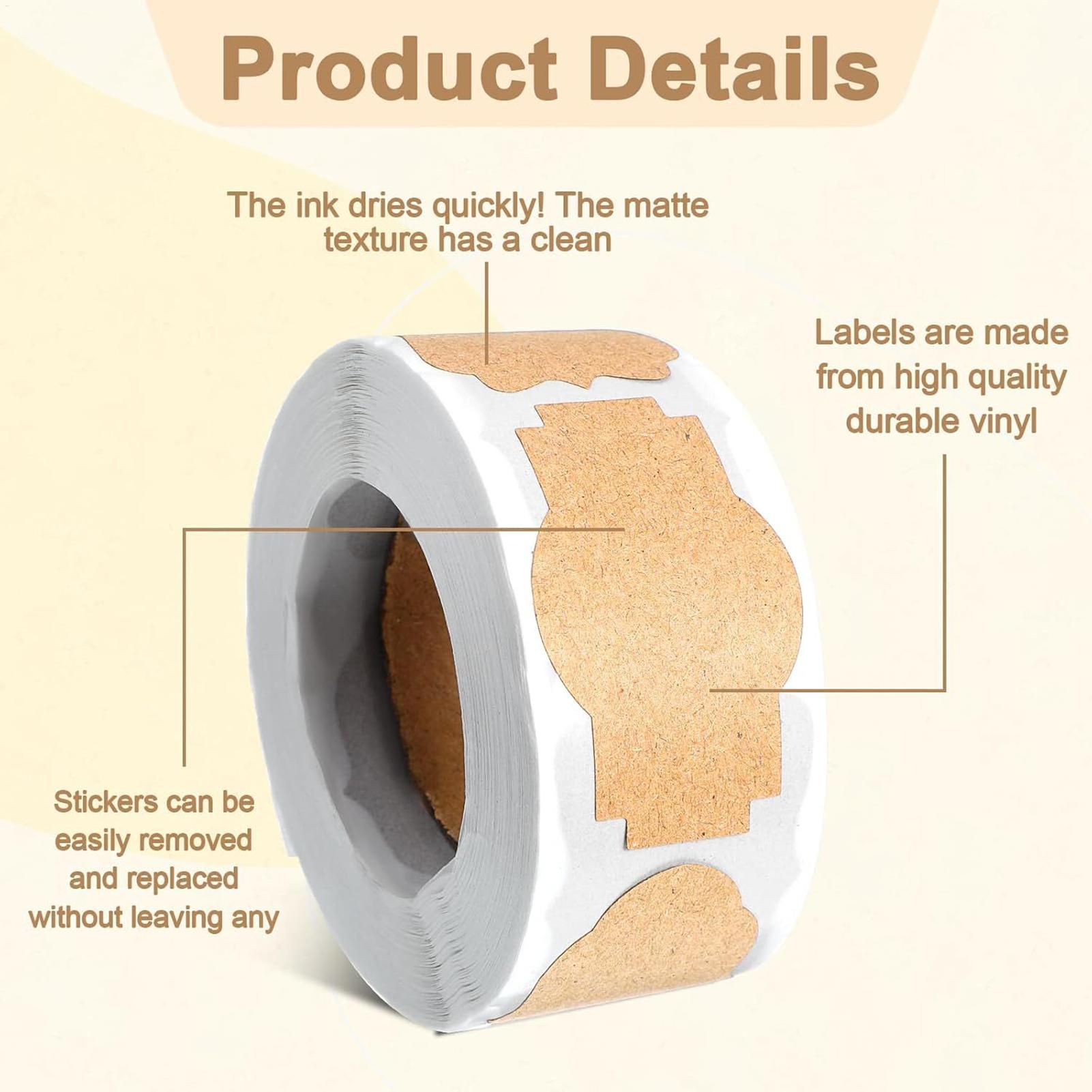 300 قطعة ملصقات جرة تسميات للك - مراجعة Food Storage Label وسعره