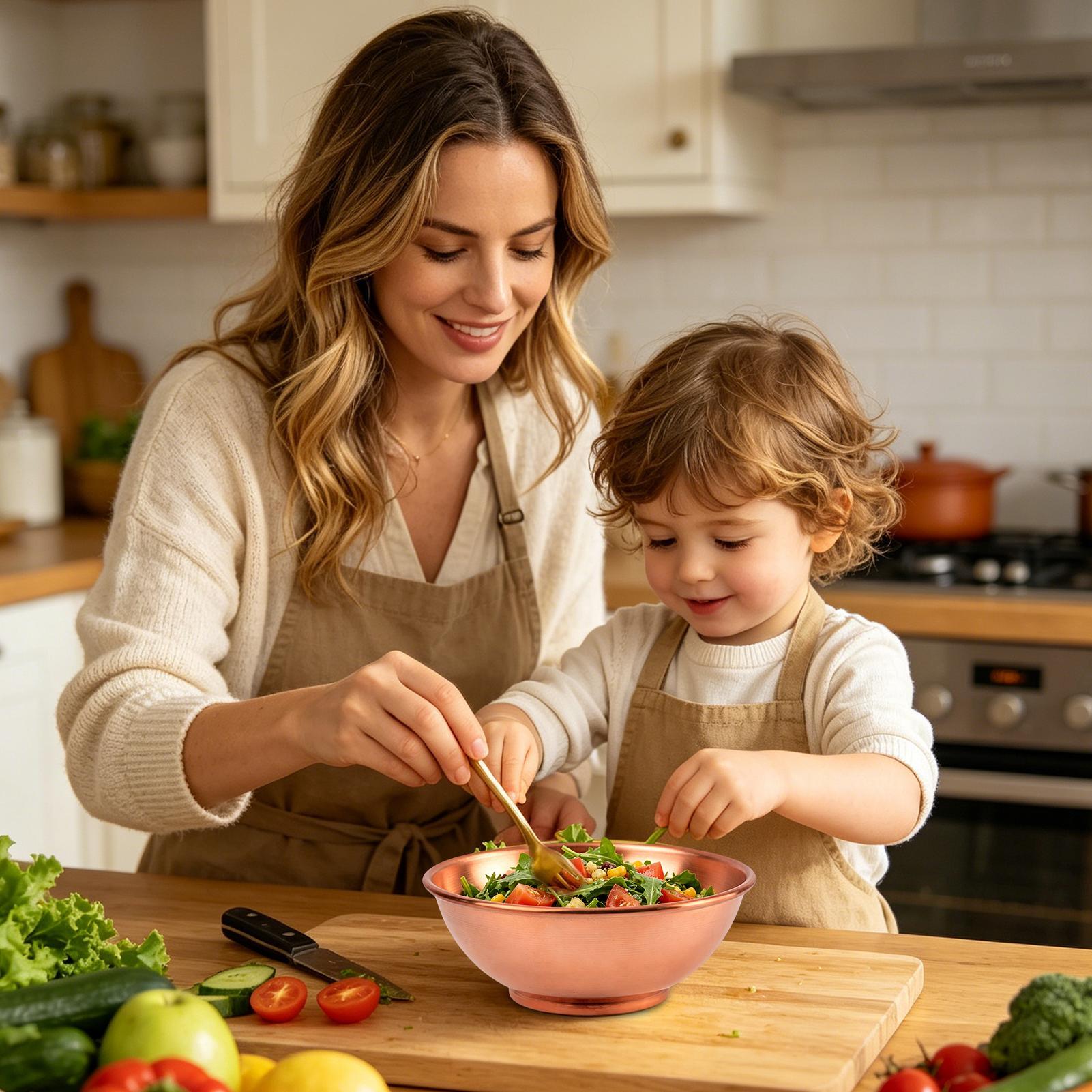 وعاء نحاسي كبير، أوعية تخزين،  - مراجعة Food Storage Bowls وسعره