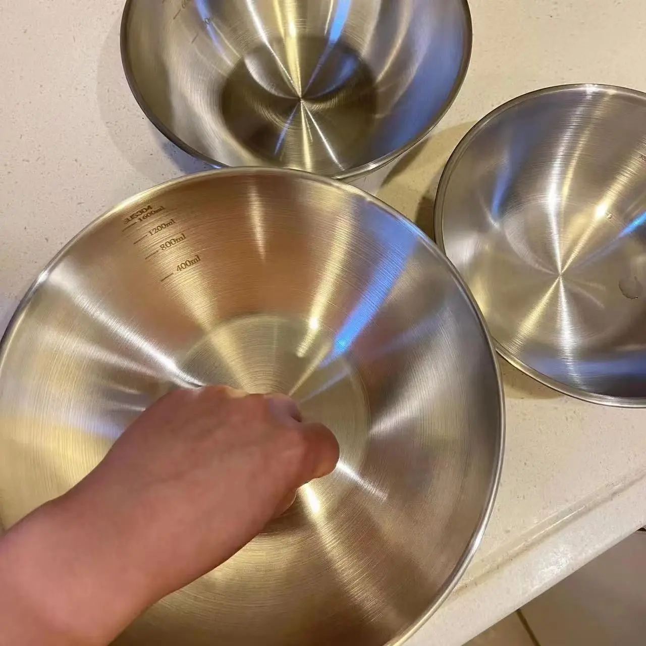 طقم أوعية ستانلس ستيل 1-3 قطع  - مراجعة Food Storage Bowls وسعره