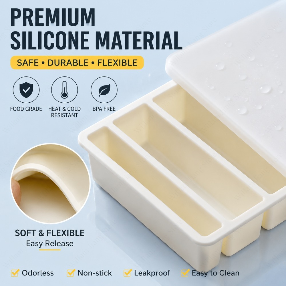 صينية تجميد سيليكون متينة مع غ - مراجعة Food Storage In Cooler وسعره