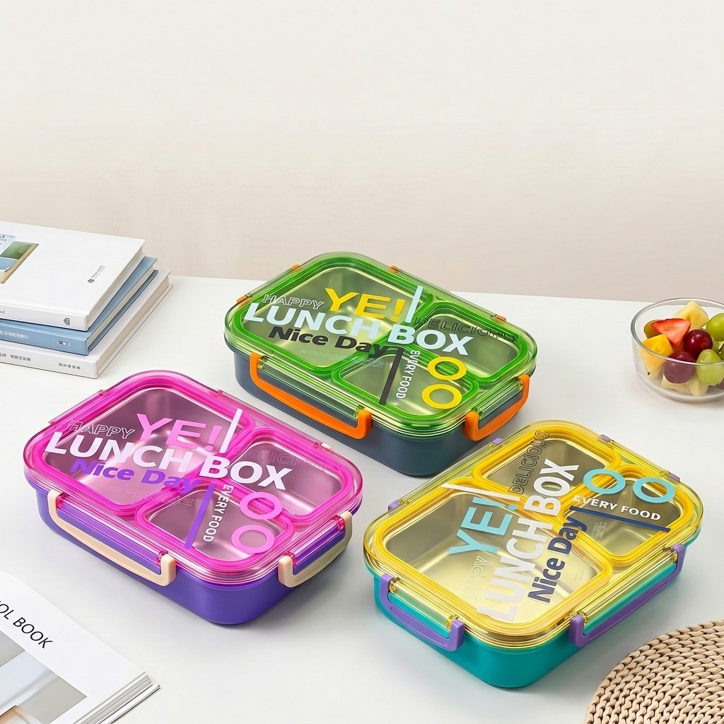 صندوق غداء بنتو من الفولاذ الم - مراجعة Food Storage With Dividers وسعره