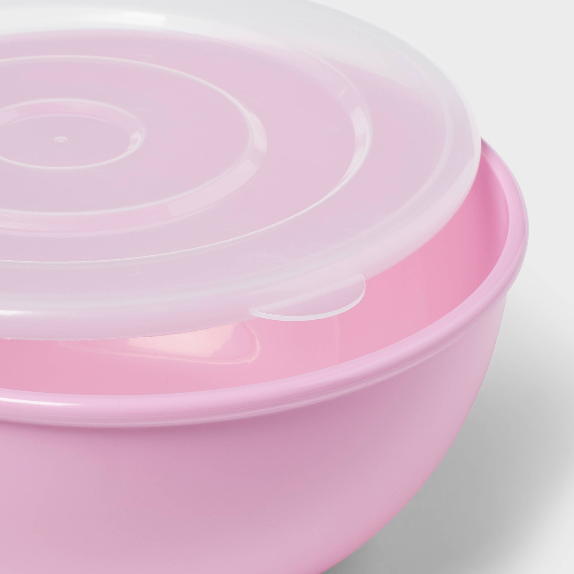 وعاء وردي بغطاء مطابق، حاوية ت - مراجعة Food Storage Bowls وسعره
