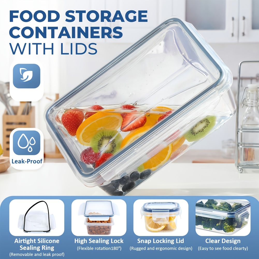 حاوية طعام محكمة الإغلاق مع غط - مراجعة Food Storage Meal Prep وسعره
