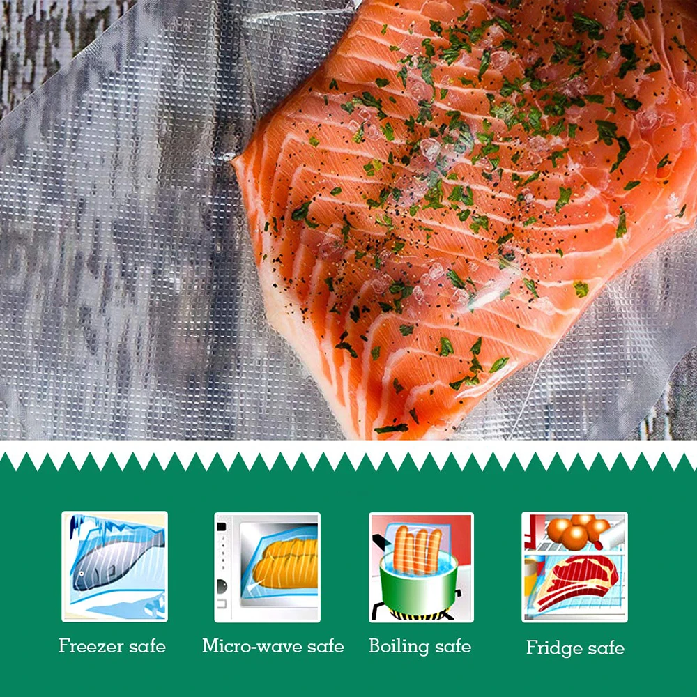 أكياس Sous Vide لآلات التعبئة  - مراجعة Food Storage Vacuum Bags وسعره